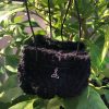 Pochon tricoté acrylique noire ©Sentulia
